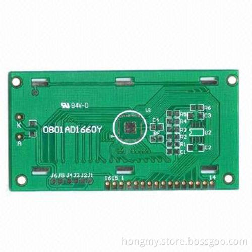 Double-sided PCB with HASL Finishing and 0.2 to 3.2mm Finished Board Thickness